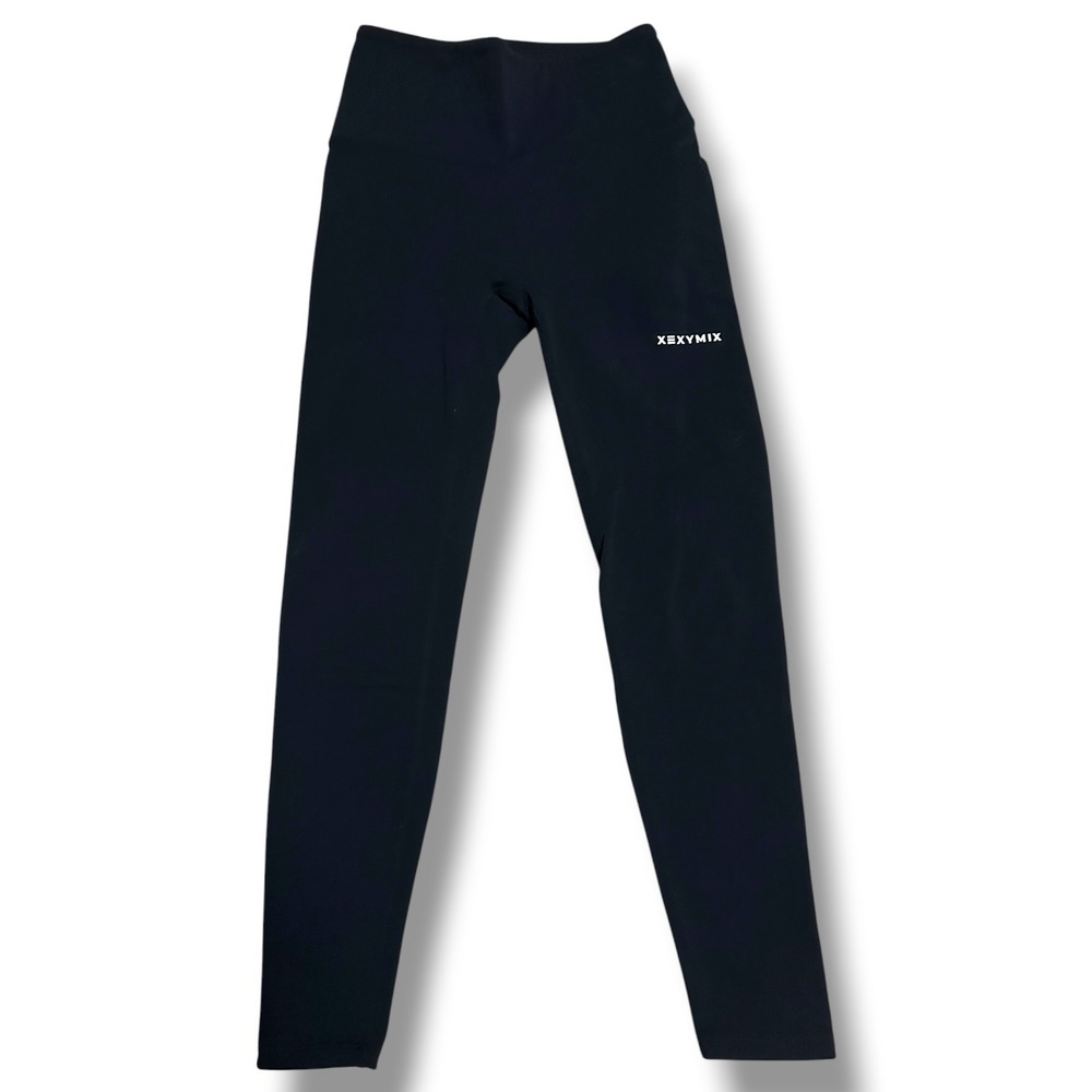 XEXYMIX 360N High Waisted 7/8 Leggings Compression Black Korean XS Athletic
